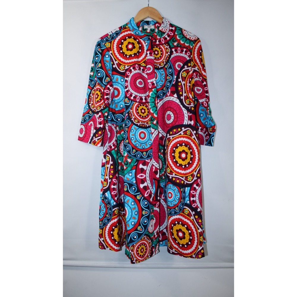 Zuri Kenya Women's Medium Multicolor Mandala Dress
